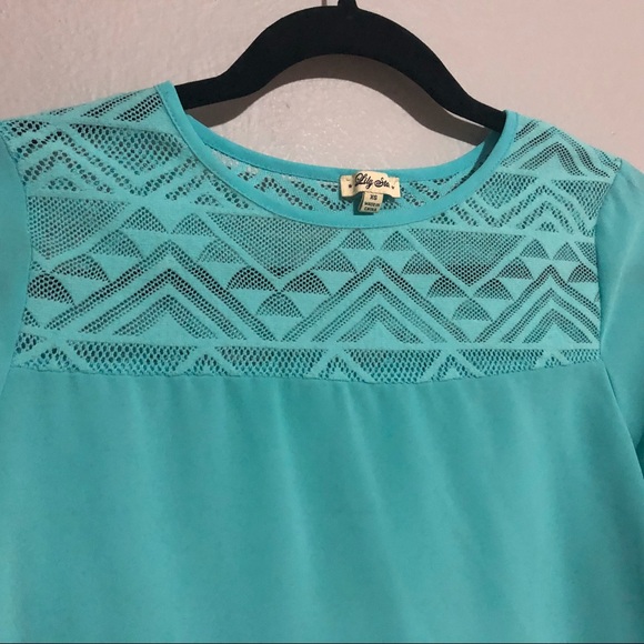 Turquoise blue top - Picture 4 of 4